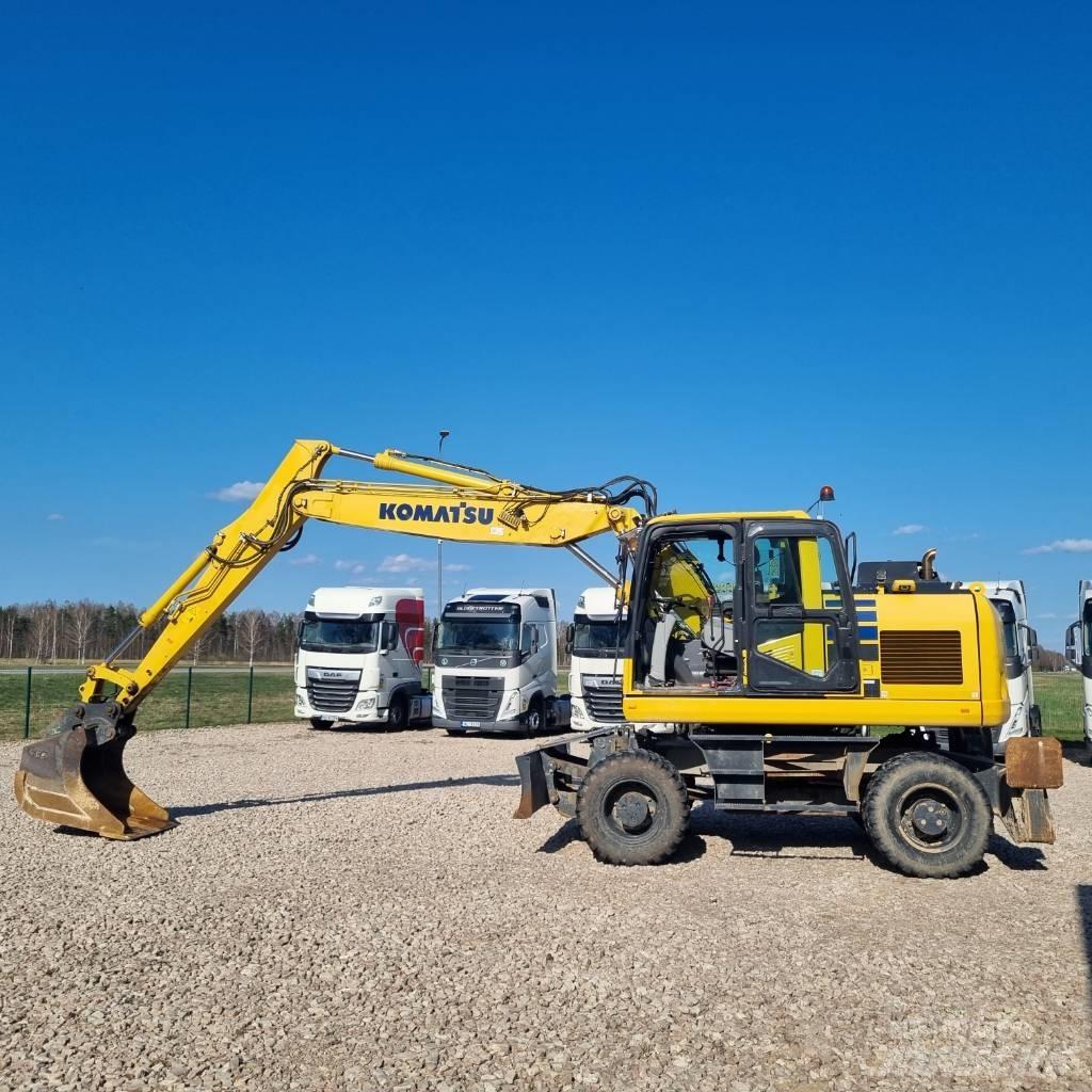 Komatsu PW160 - 11 Pelle sur pneus