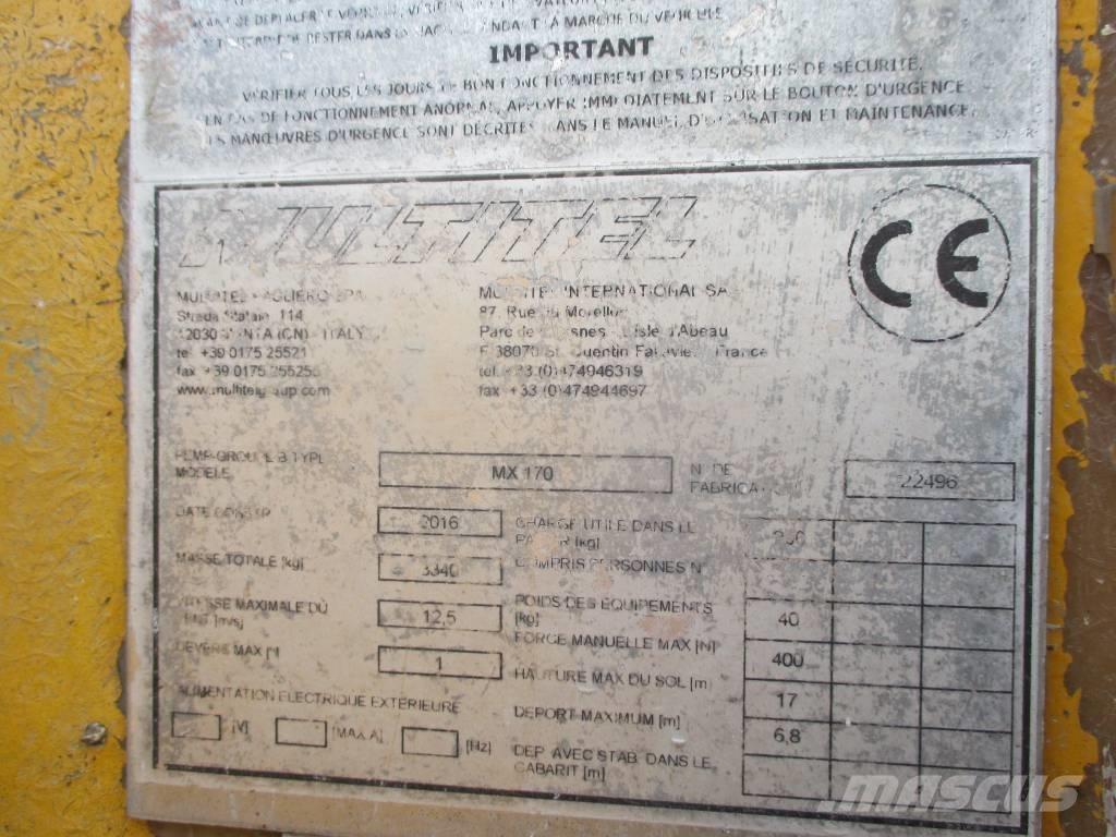 Multitel MX 170 Camion nacelle