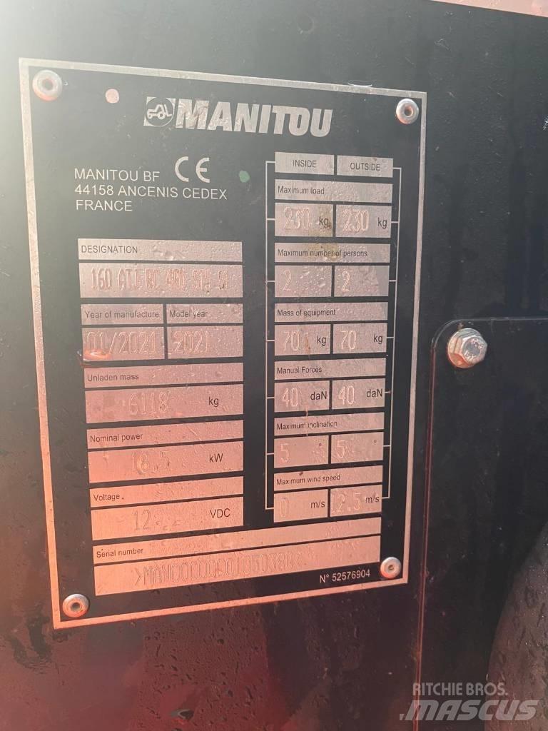 Manitou 160 ATJ Nacelles articulées