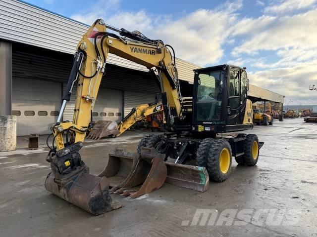 Yanmar B 95 W Pelle sur pneus
