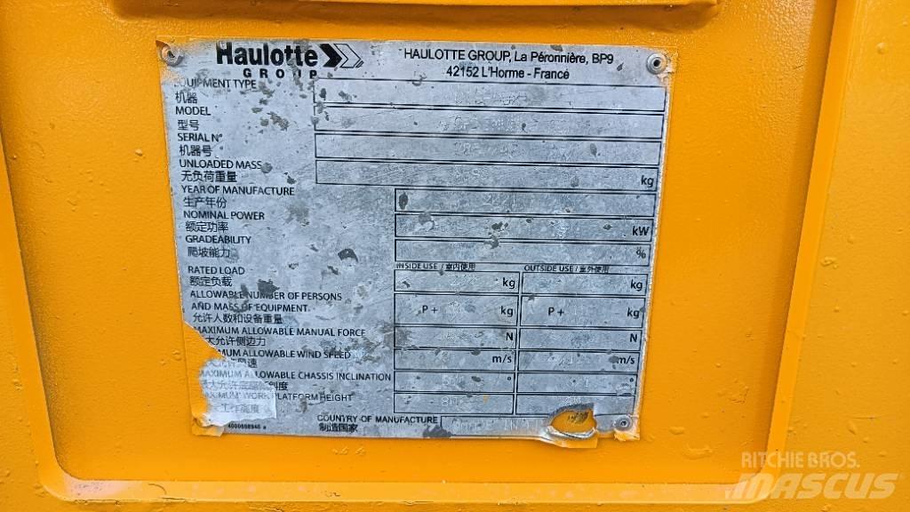 Haulotte OPTIMUM 8 Nacelle ciseaux