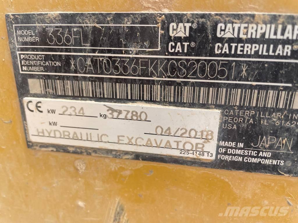 CAT 336FL Pelle sur chenilles