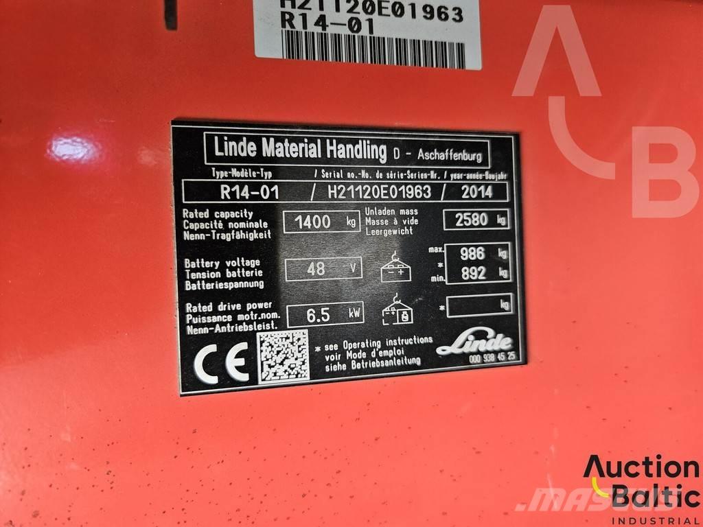 Linde R14-01 Préparateur de commande moyenne levée