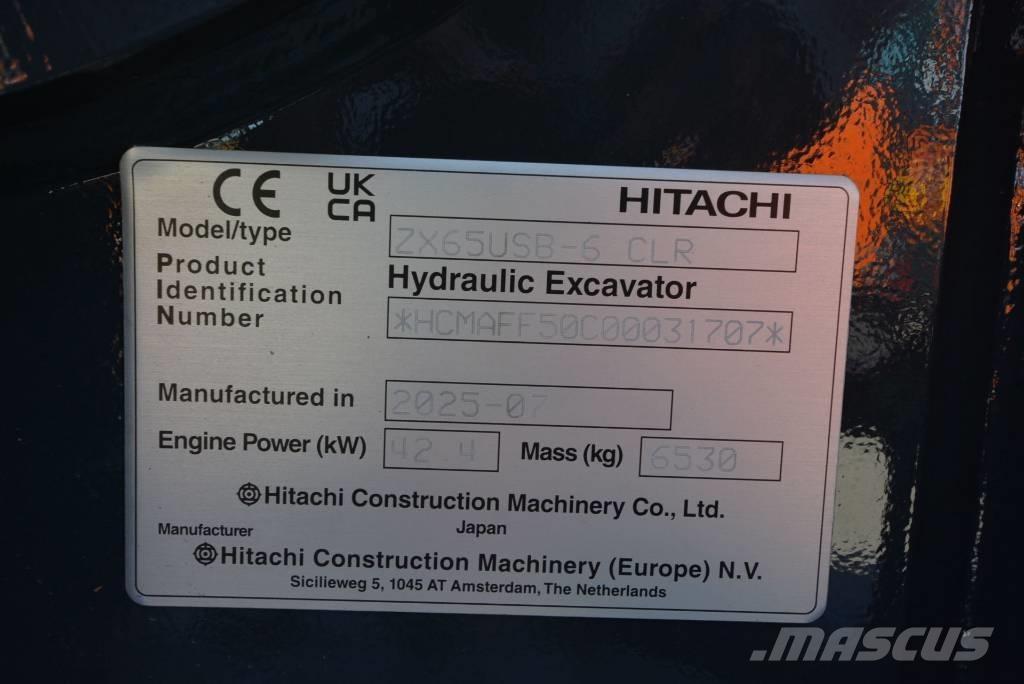 Hitachi ZX 65 USB-6 Mini pelle < 7t