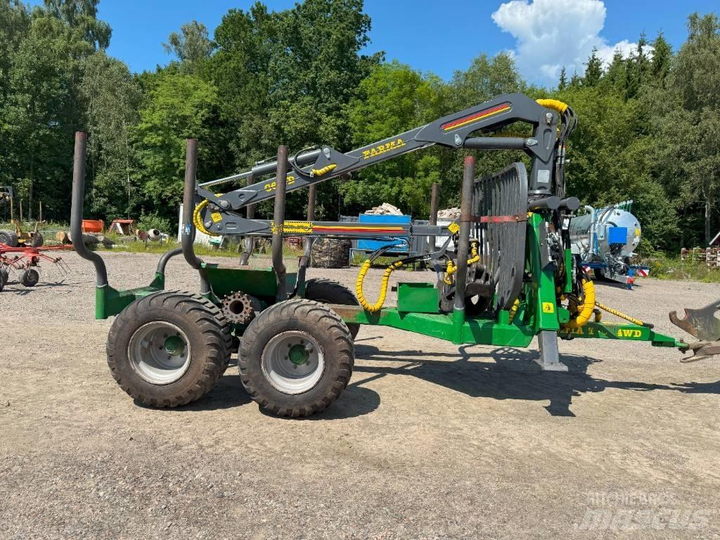 Farma T 10 Remorque forestière avec grue