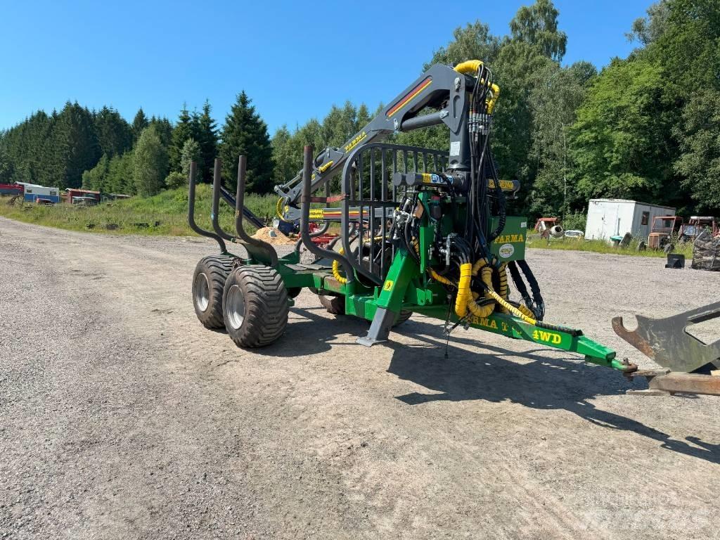 Farma T 10 Remorque forestière avec grue