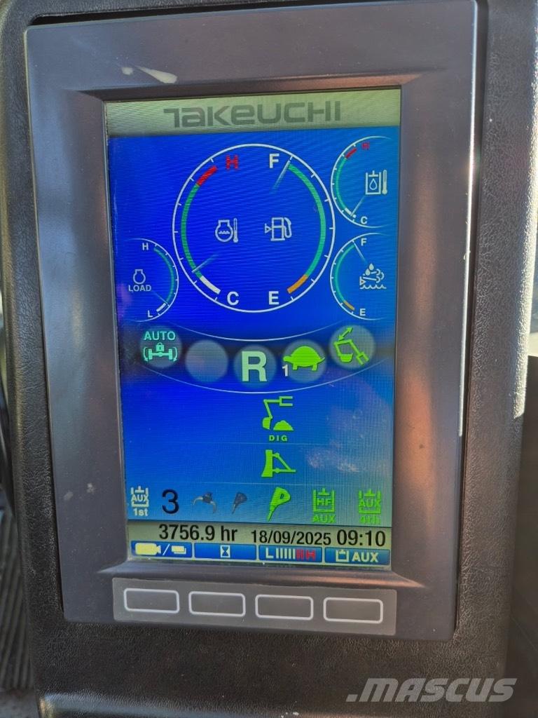 Takeuchi TB 295 W Pelle sur pneus