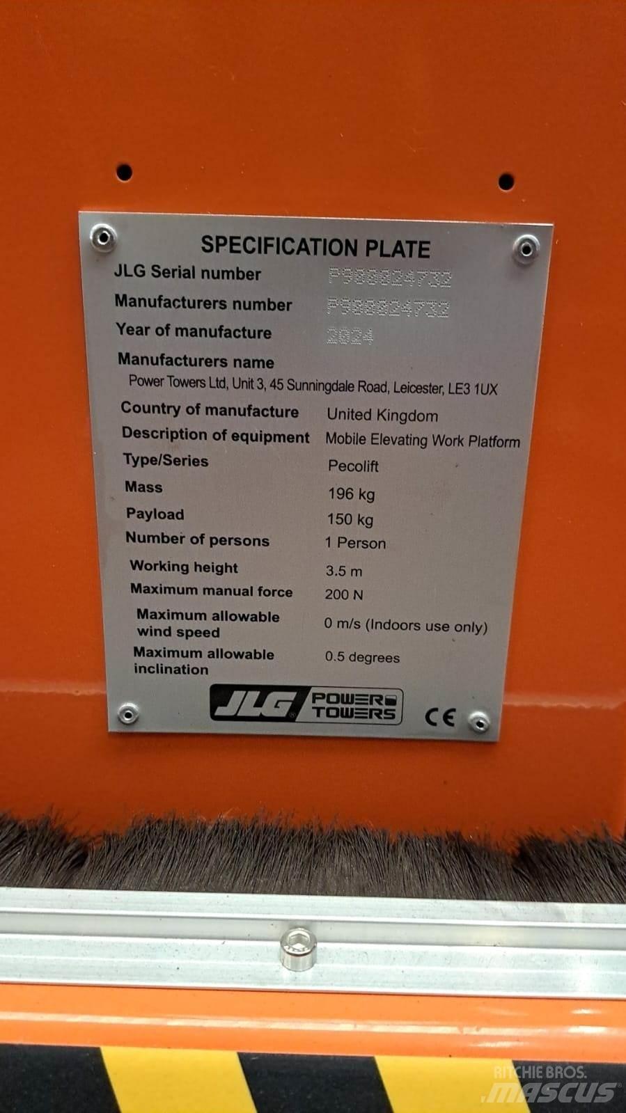 JLG Pecolift Autre nacelle élévatrice