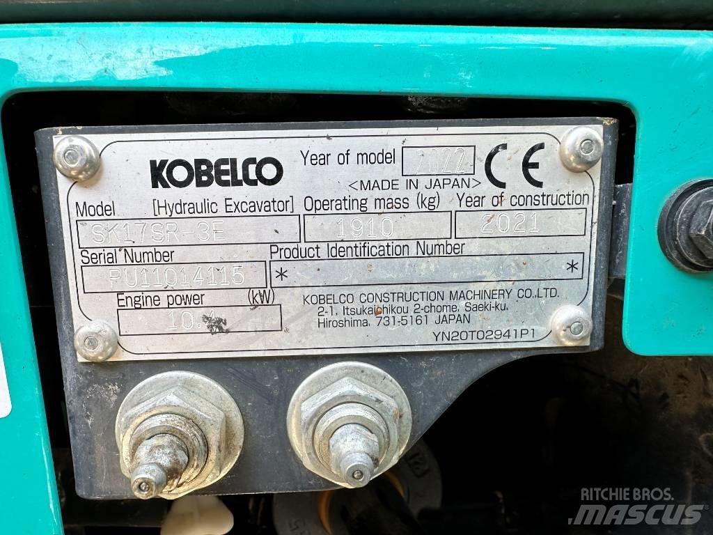 Kobelco SK17SR-3E Mini pelle < 7t