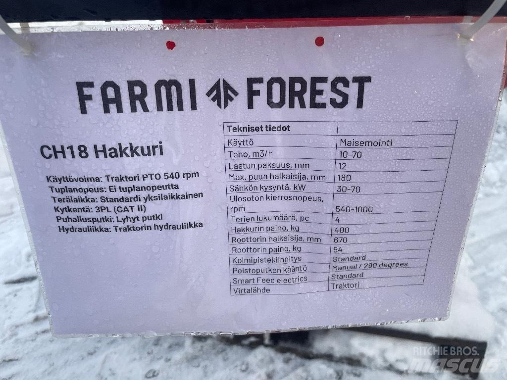 Farmi Forest CH18 Broyeur de végétaux