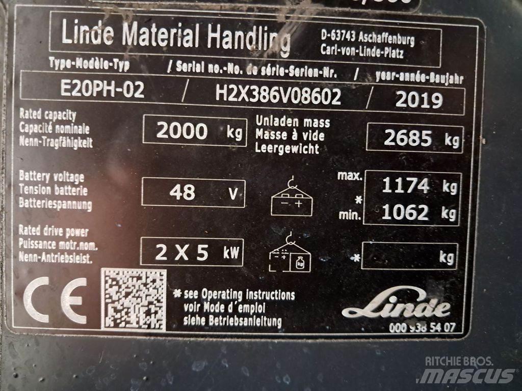 Linde E20PH-02 Chariots élévateurs électriques
