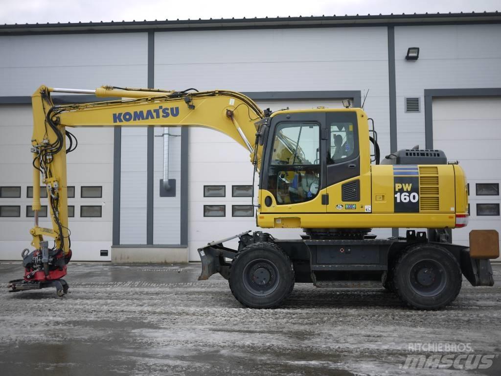 Komatsu PW 160-8 Pelle sur pneus