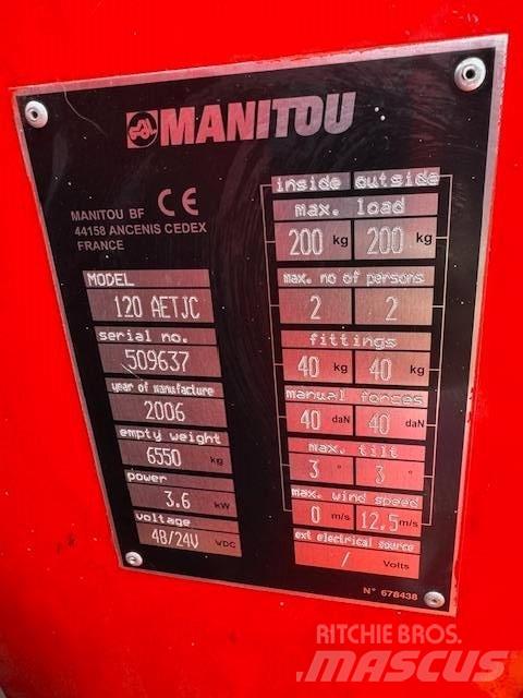Manitou 120 AET JC Nacelles articulées