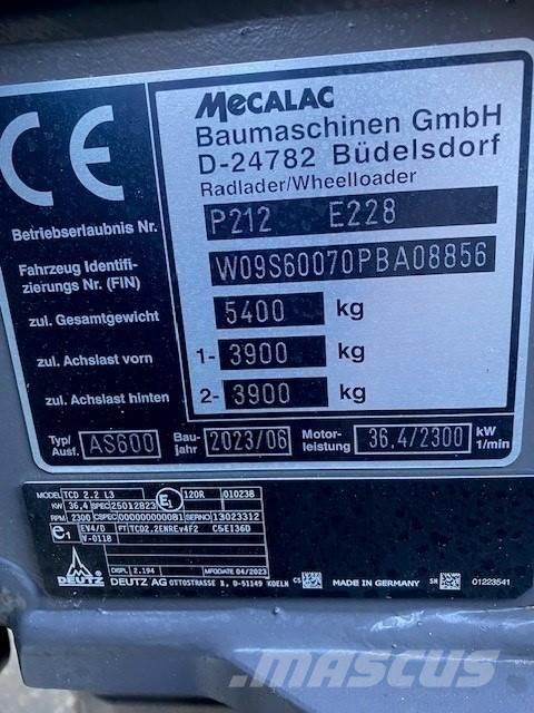 Mecalac AS600 Agriculture - Autres