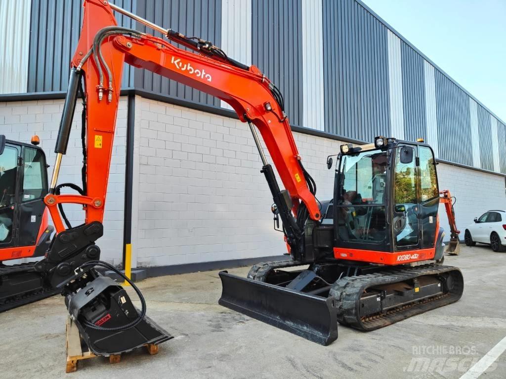 Kubota KX080-4a2 Mini pelle 7t-12t