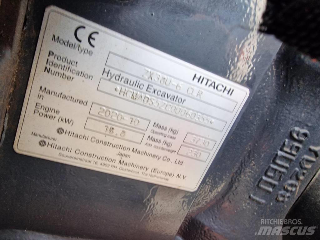 Hitachi ZX38U-6 Mini pelle < 7t