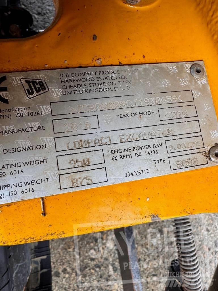 JCB Micro Mini pelle < 7t