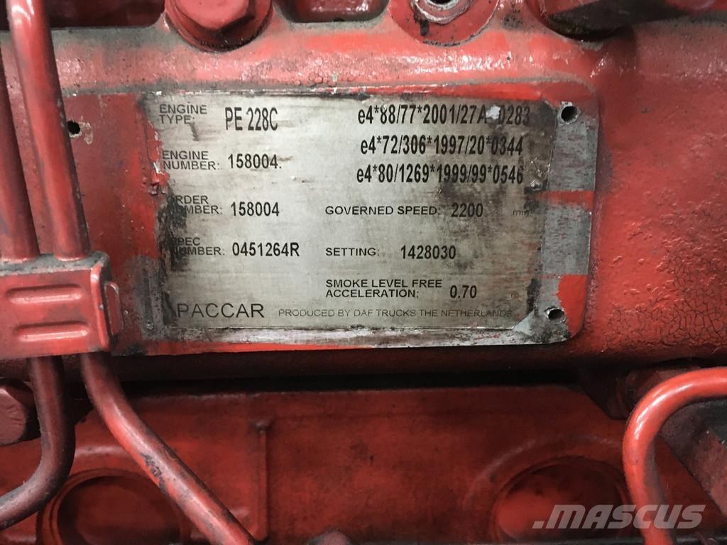 DAF PE 228 C USED Moteur