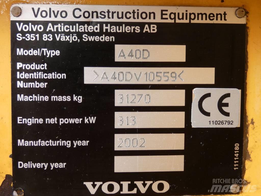 Volvo A 40 D Tombereau articulé