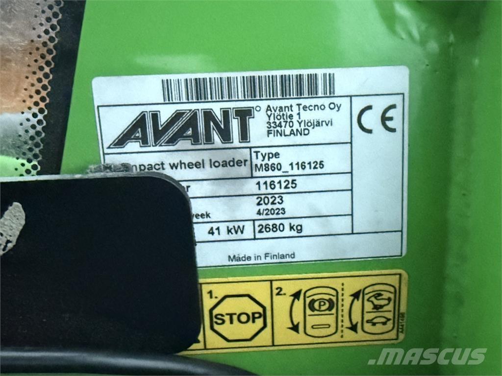 Avant 860i GT Mini chargeuse
