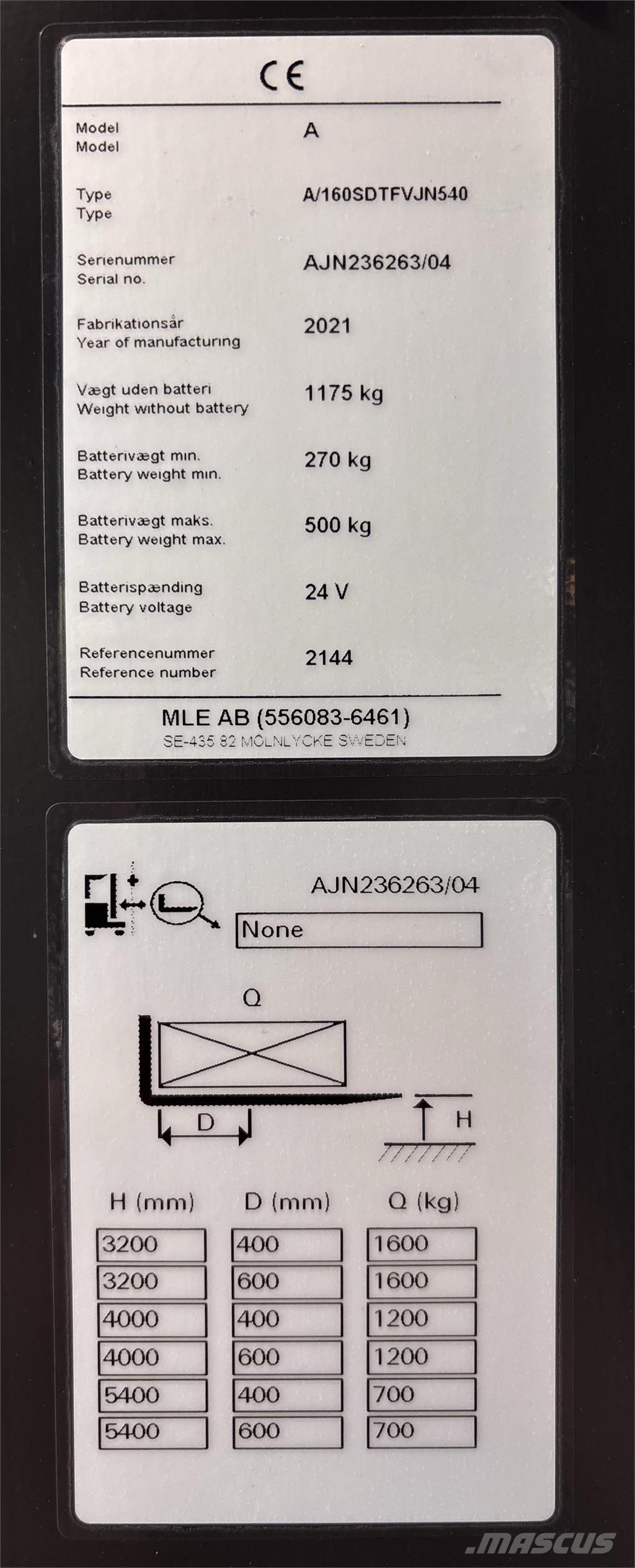 Atlet AJN160 Gerbeurs Automoteurs