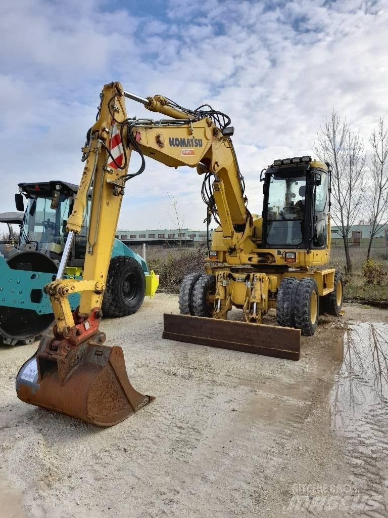 Komatsu PW118MR-8 Pelle sur pneus