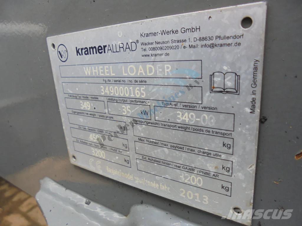Kramer 550/349 Chargeuse sur pneus