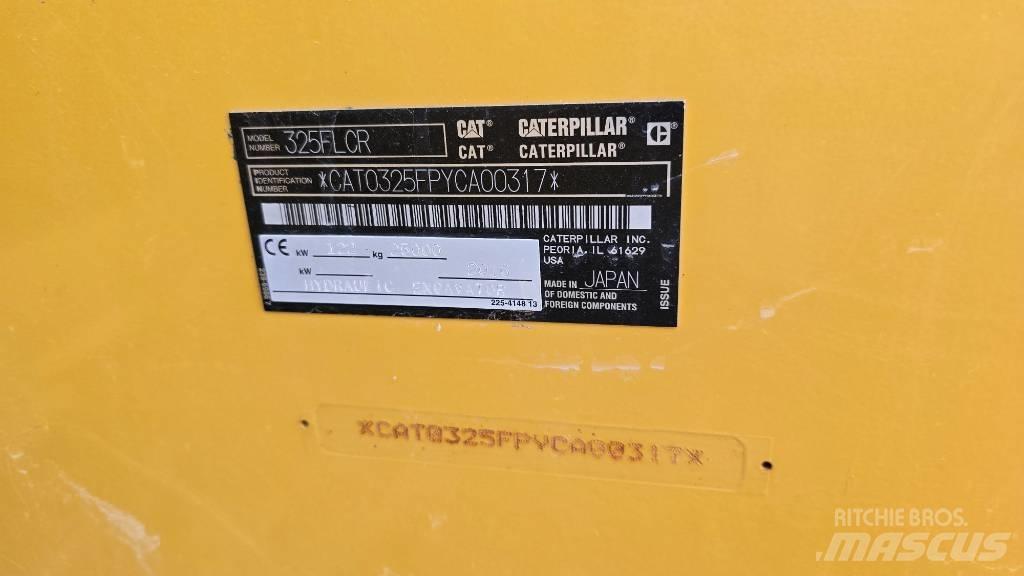 CAT 325 FL CR Pelle sur chenilles