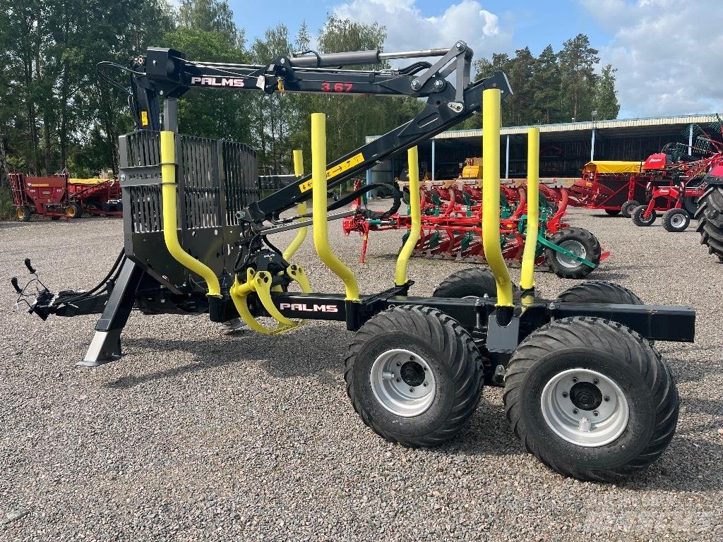 Palms P3.67-V9S Remorque forestière avec grue