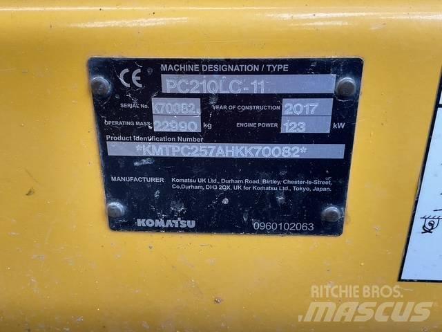 Komatsu PC210 Pelle sur chenilles