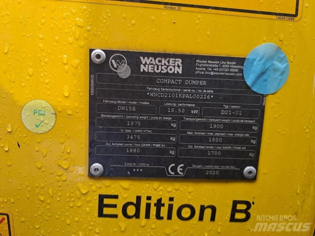 Wacker Neuson DW15e Mini tombereau