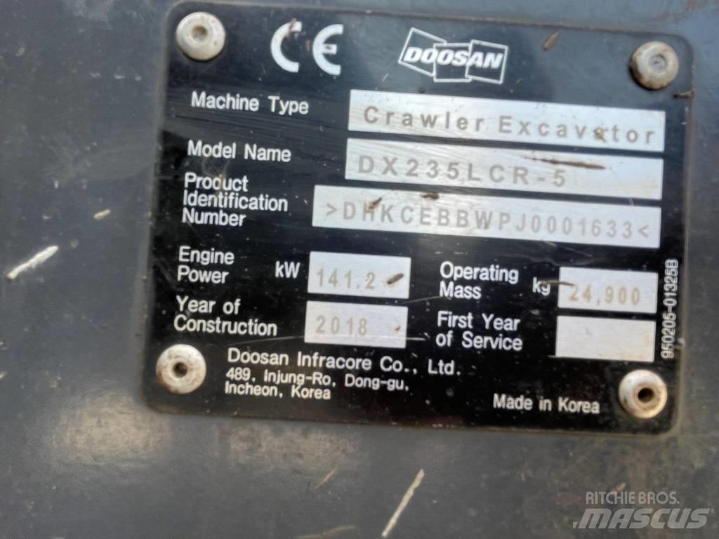 Doosan DX 235 LCR-5 Pelle sur chenilles