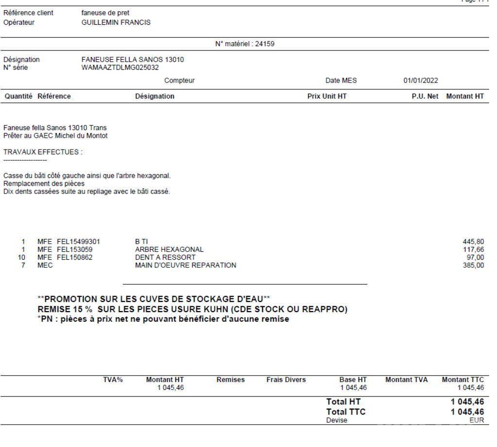 Fella Sans 13010 Rateau faneur