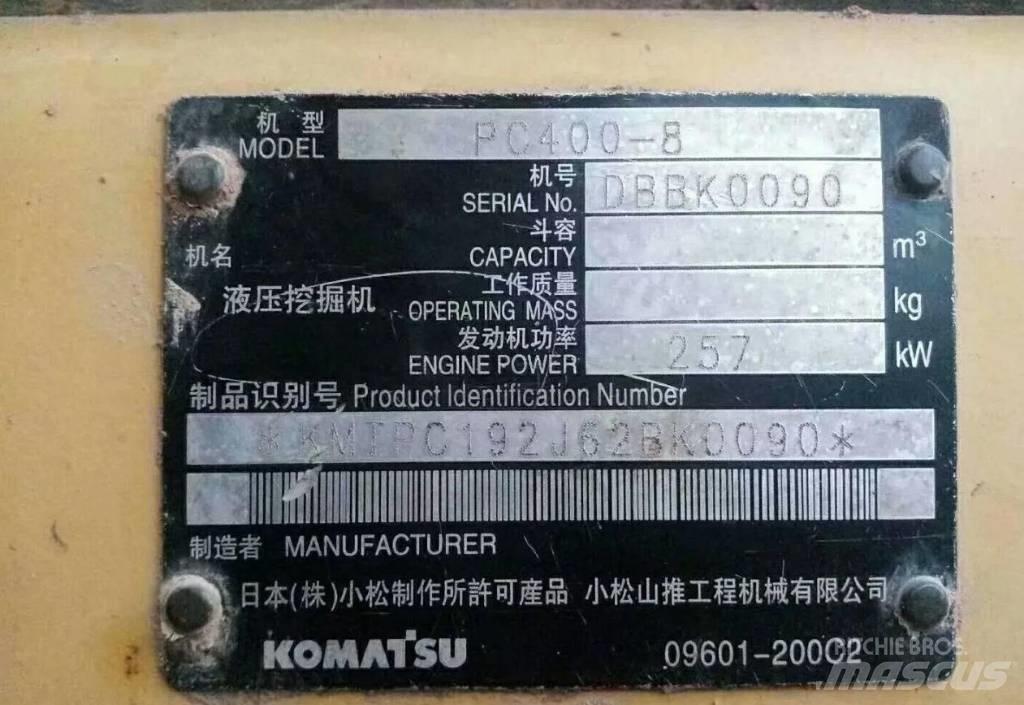 Komatsu PC400-8 Pelle sur chenilles