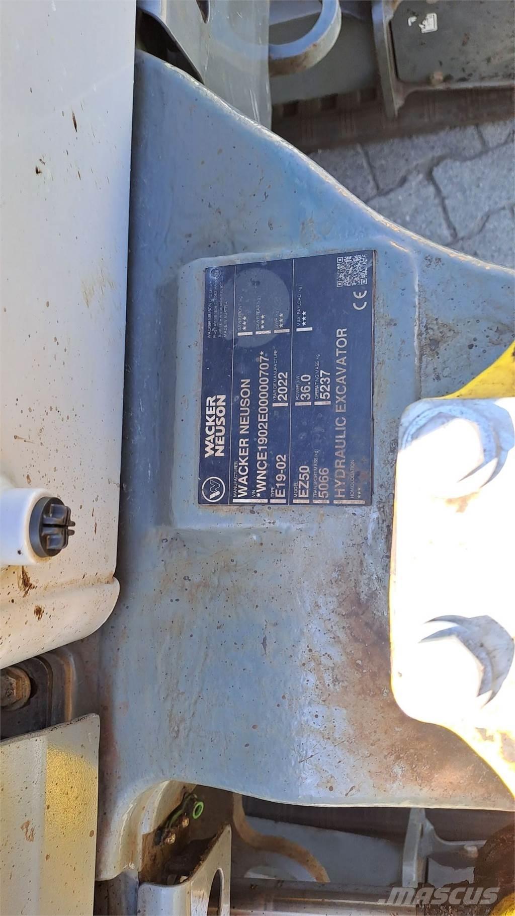 Wacker Neuson EZ50 Pelle sur chenilles