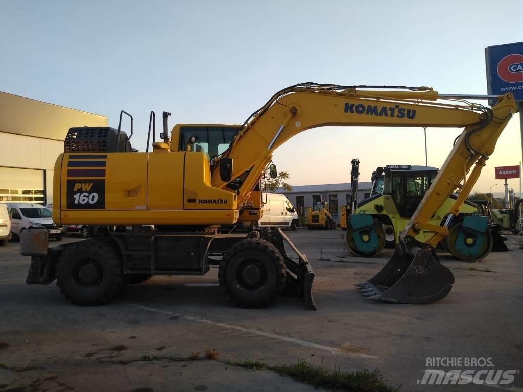 Komatsu pw160-11 Pelle sur pneus
