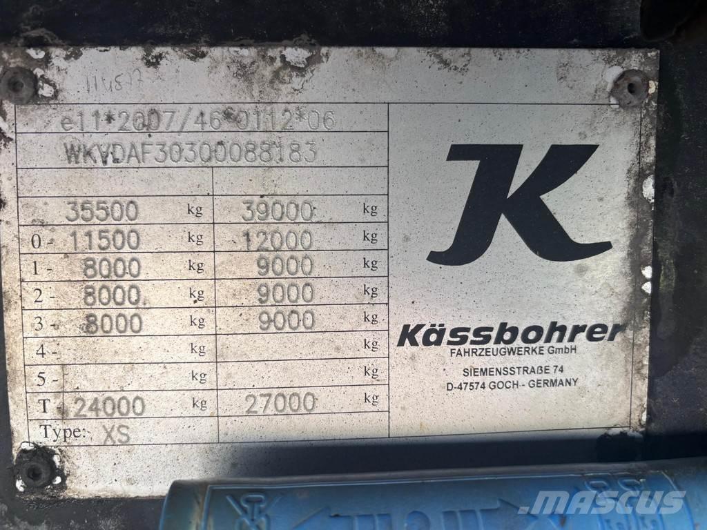 Kässbohrer Maxima Semi remorque à rideaux coulissants (PLSC)