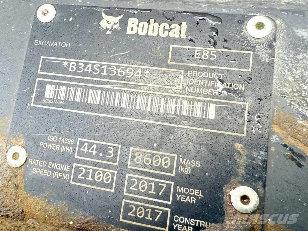 Bobcat E 85 Mini pelle 7t-12t