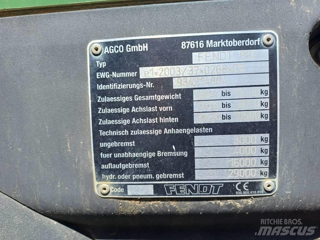 Fendt 936 Vario Tracteur