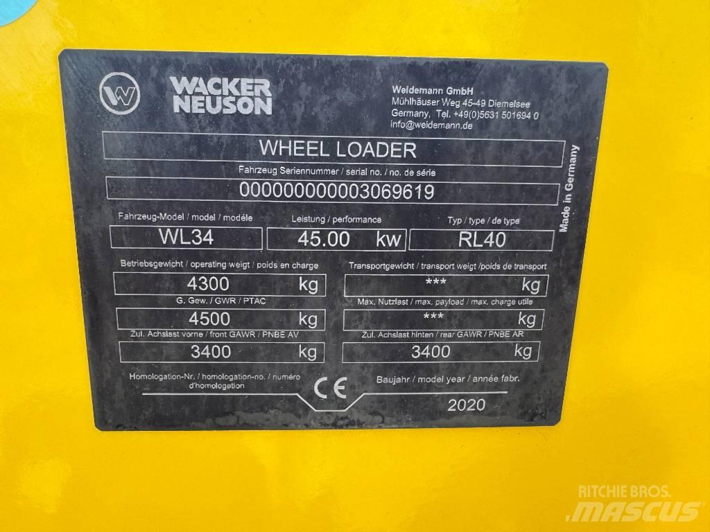 Wacker Neuson WL34 Chargeuse sur pneus