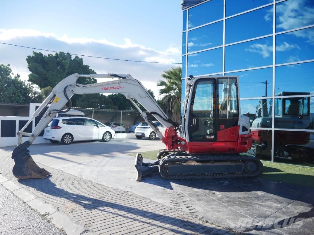 Takeuchi TB 260 Mini pelle < 7t