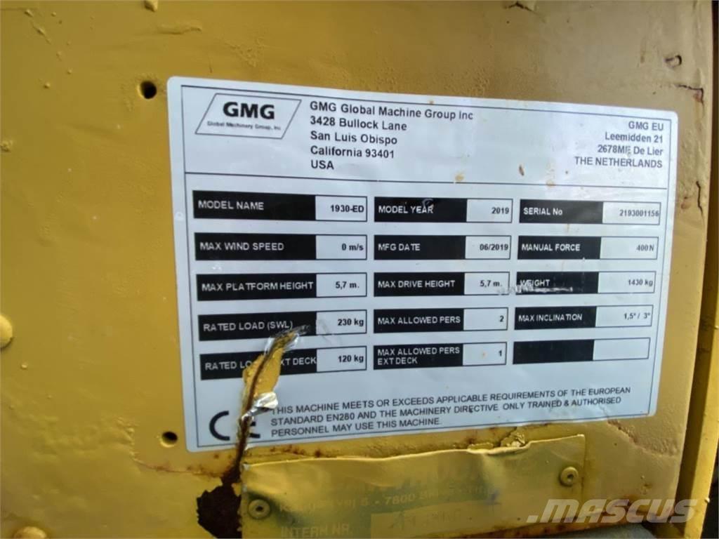 GMG 1930-ED Nacelle ciseaux