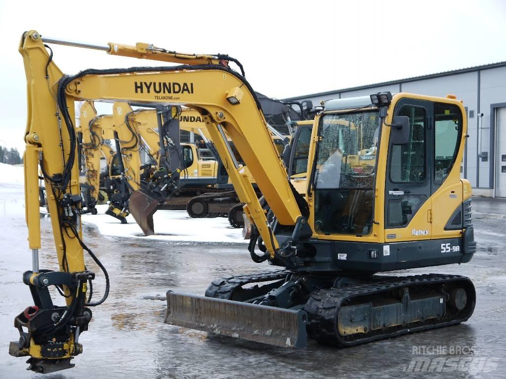 Hyundai R 55-9A Mini pelle < 7t