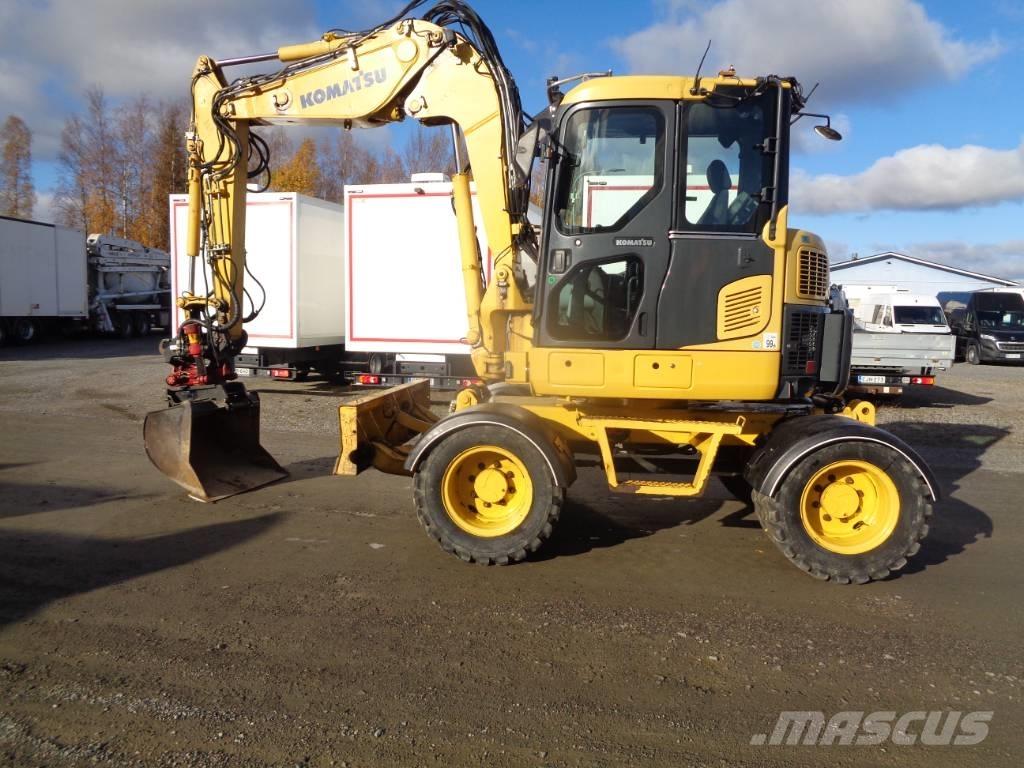 Komatsu PW 98 MR-6 Pelle sur pneus