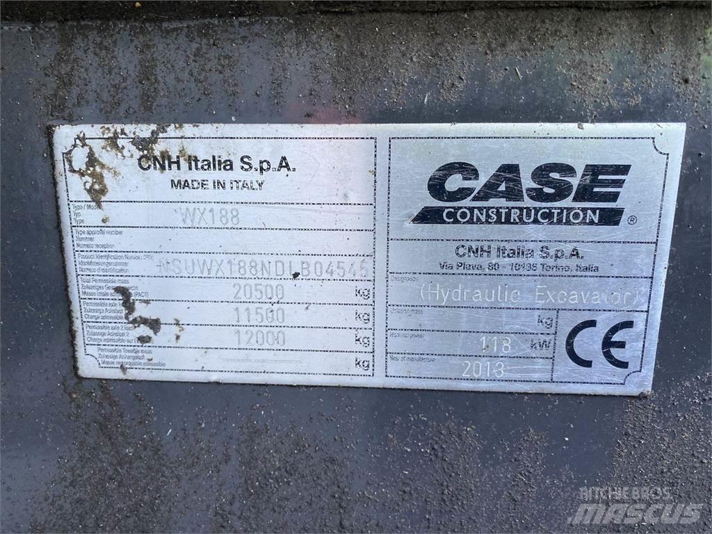 CASE WX188 Pelle sur pneus