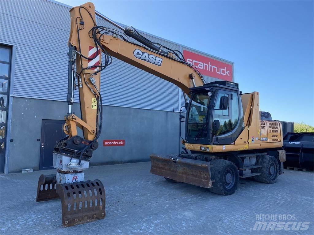 CASE WX188 Pelle sur pneus
