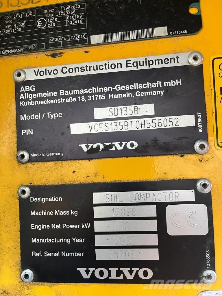 Volvo SD 135 B Rouleaux à pneumatiques