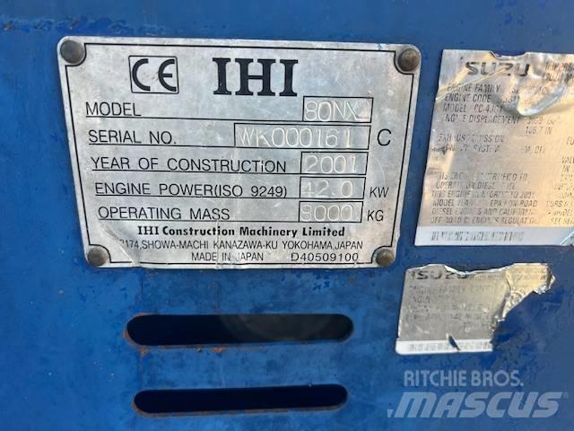 IHI 80 NX Mini pelle < 7t