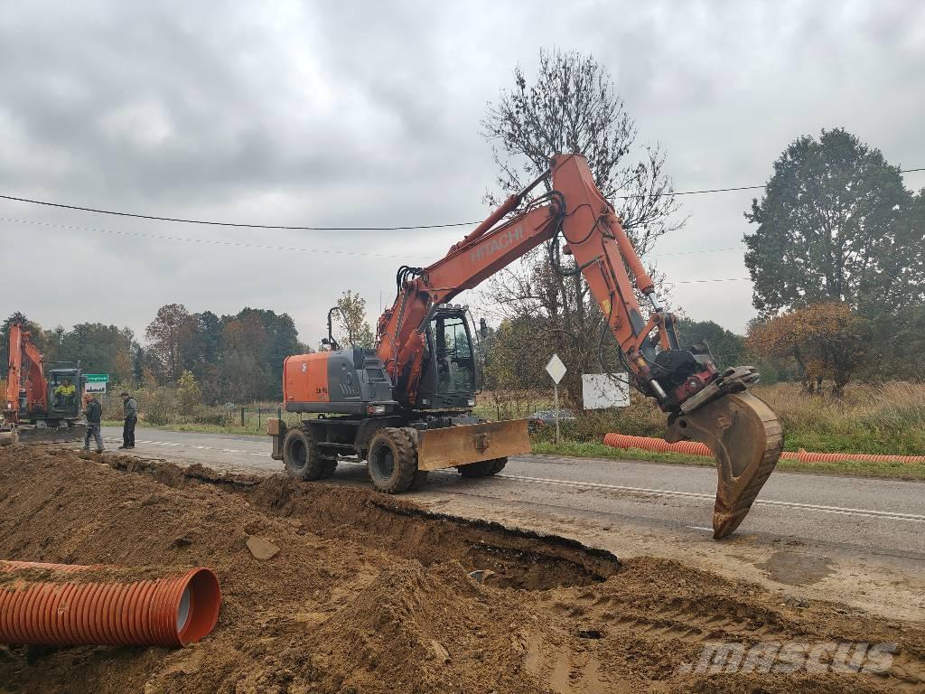 Hitachi ZX 140 W-5 Pelle sur pneus