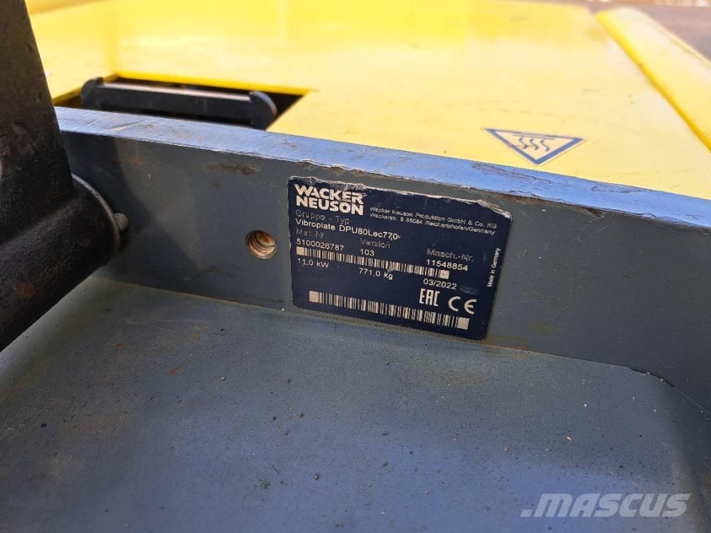 Wacker Neuson DPU 80 Plaque vibrante
